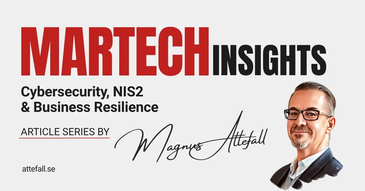 Article series on cybersecurity, NIS2 and business resilience explaining how leadership and organisations manage risk, governance and continuity